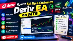 How to Set Up & Customize Deriv EA on MT5 | Lot Size, Equity & Live Trading Results