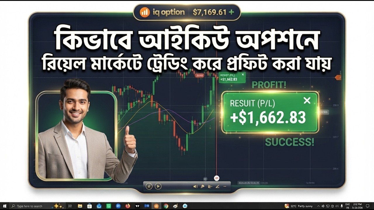 iq option থেকে ইনকাম করবেন | iq option bangla tutorial 2026