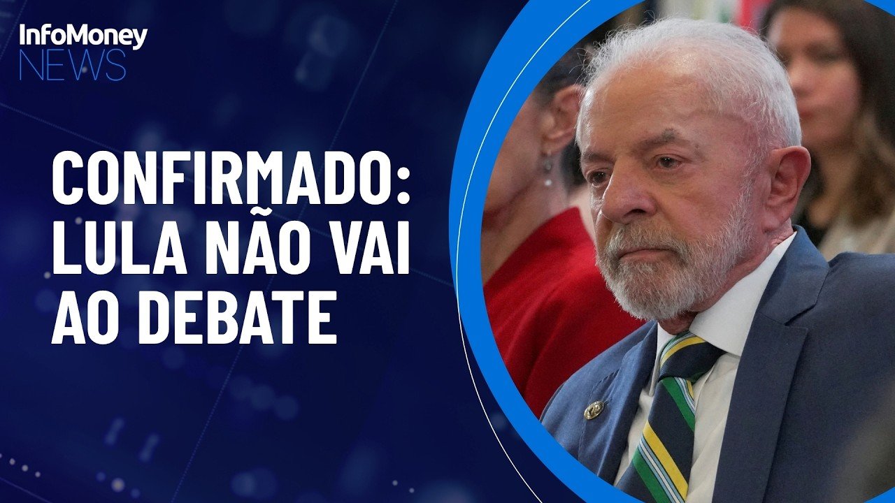 Lula confirma que não vai ao debate da Globo nesta quinta-feira (1) | InfoMoney News