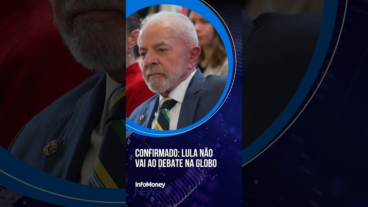 Lula confirma que não vai ao debate da Globo nesta quinta-feira (1) | InfoMoney News