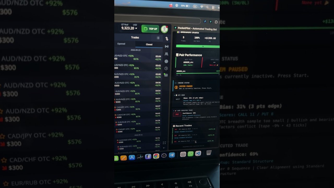 Trading AI BOT 100% Strategy Pocket Option / Binary options #trading #binaryoptions #pocketoption