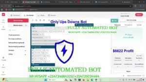 Trading using Only Ups Downs Bot #deriv