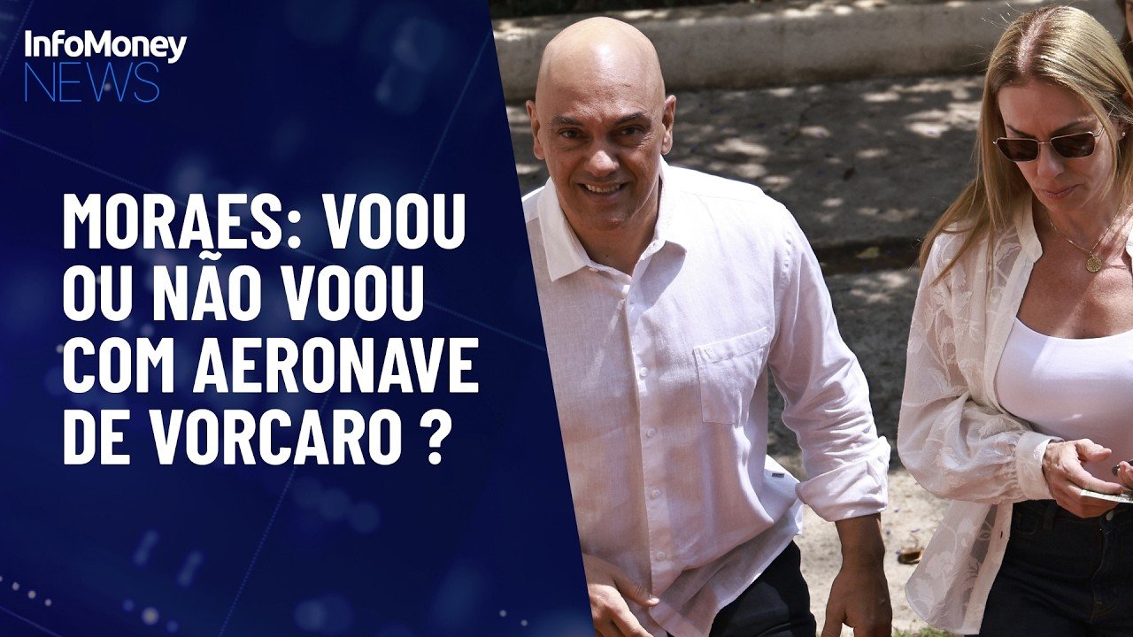 Vídeo contradiz Moraes, que disse ‘jamais’ ter voado em aeronaves de Vorcaro | InfoMoney News