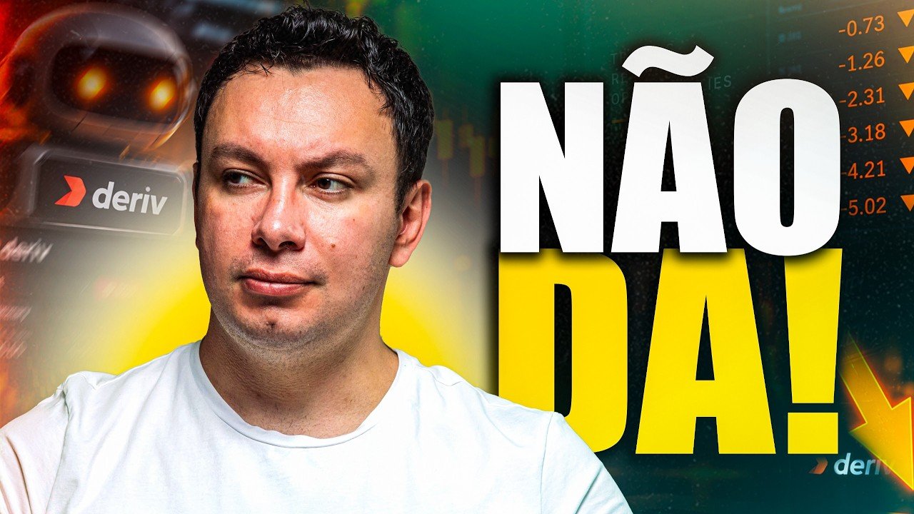 VOCÊ É FRACO E NÃO VAI LUCRAR COM O DERIV BOT (VERDADE QUE NINGUÉM CONTA)