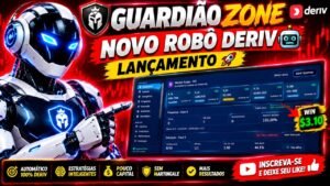 🎯 CHEGOU O GUARDIÃO ZONE- PLATAFORMA DE OPERAÇÕES AUTOMÁTICAS NA DERIV #deriv #botderiv