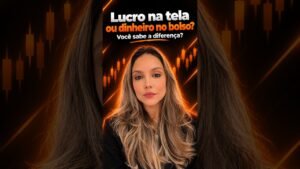 💰 Lucro na tela ou dinheiro no bolso? Você sabe a diferença? #trader #otc #iqoption