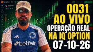 0031 📈 AO VIVO OPERAÇÃO REAL NA IQ OPTION 💰