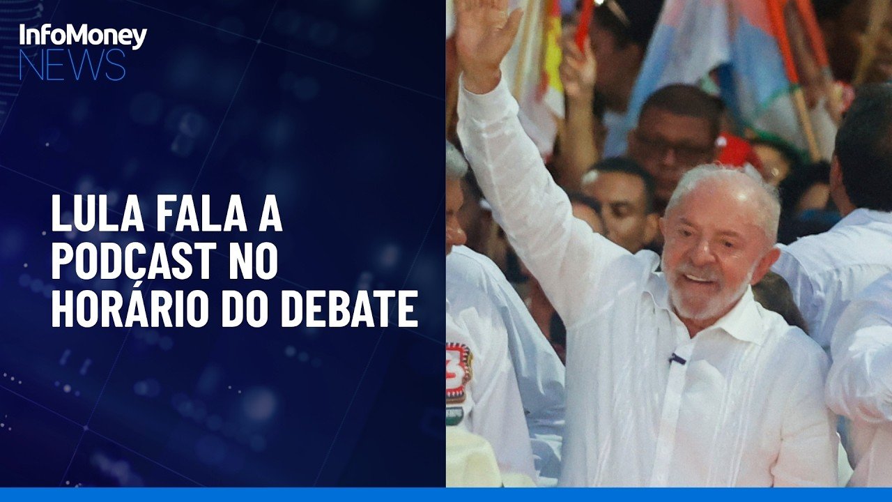 Após cancelar debate, Lula concederá entrevista ao podcast Flow no mesmo horário | InfoMoney News