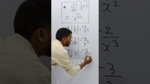 Derivative of 1/xⁿ | Important Differentiation Formula 🔥 | Calculus Shorts #Shorts