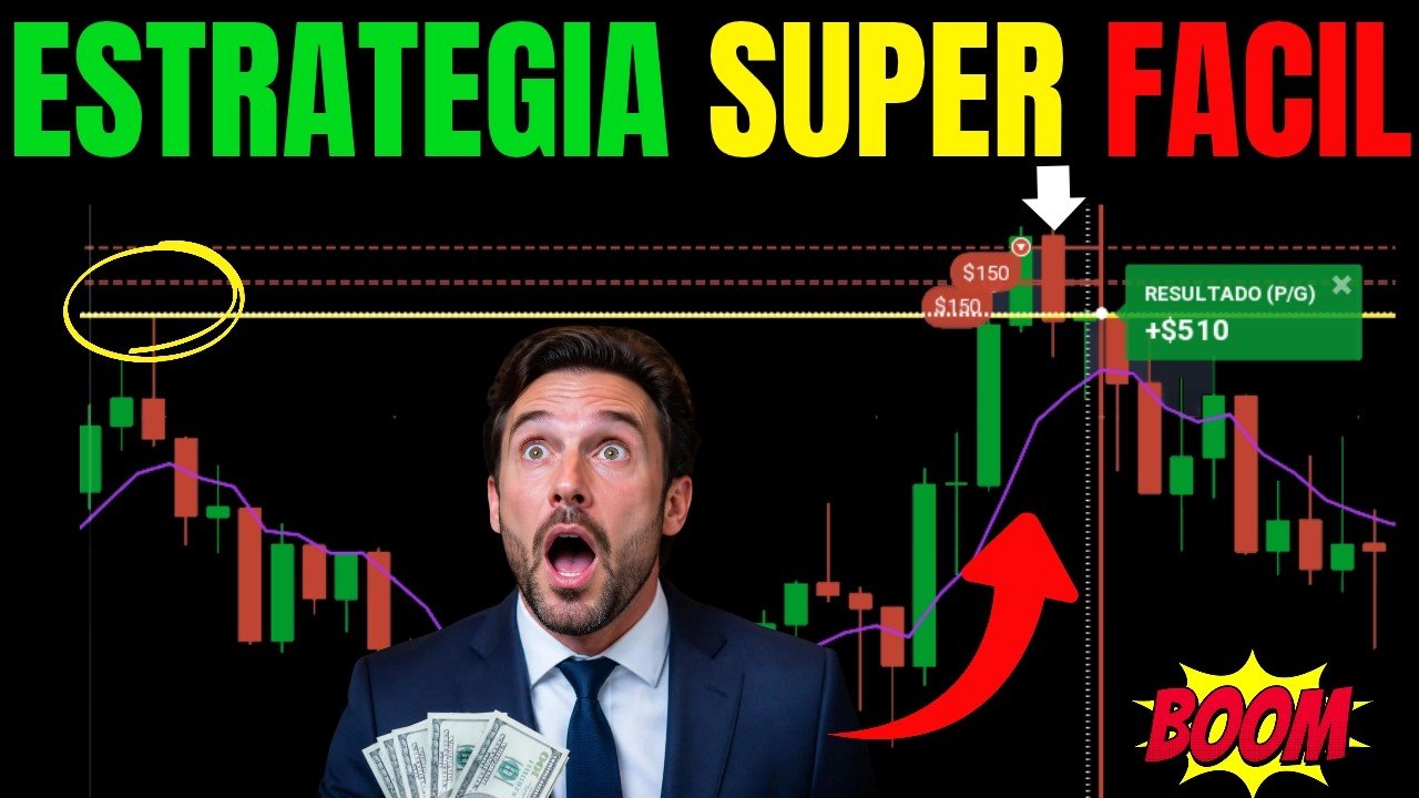 ESTA ES LA ESTRATEGIA MAS FACIL PARA OPCIONES BINARIAS – 100% EFECTIVO
