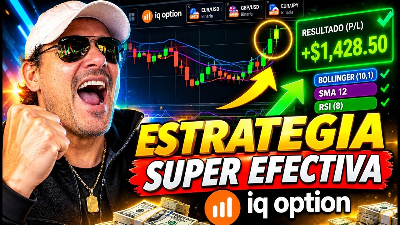 ESTRATEGIA SUPER EFECTIVA Y FÁCIL para IQ OPTION 🔥 Bollinger + RSI