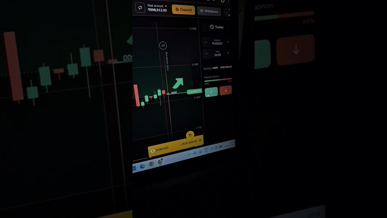 Money Rain 🌧 📈 #binomo #trading #stockmarket #binaryoptions #binomo_success