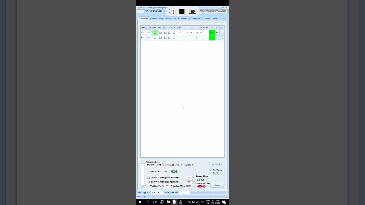 Robo Trading Software working in all segments in mobile phone and Desktop 7092188743