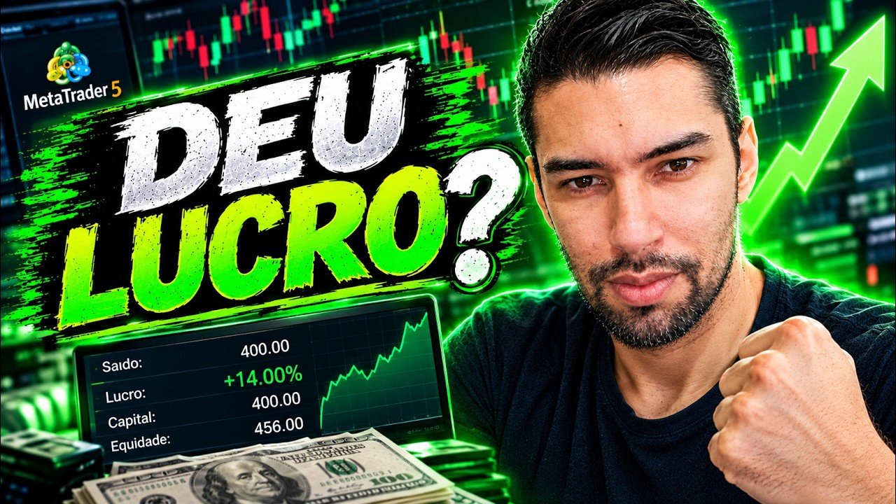 Uma semana e olha meu resultado operando automático no Forex