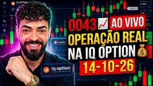 V-0043 📈 AO VIVO OPERAÇÃO REAL NA IQ OPTION 💰