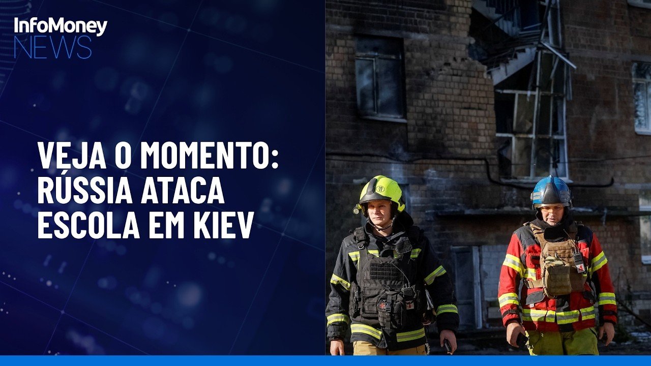 VEJA: Drone atinge escola enquanto a Rússia intensifica ataques a Kiev | InfoMoney News