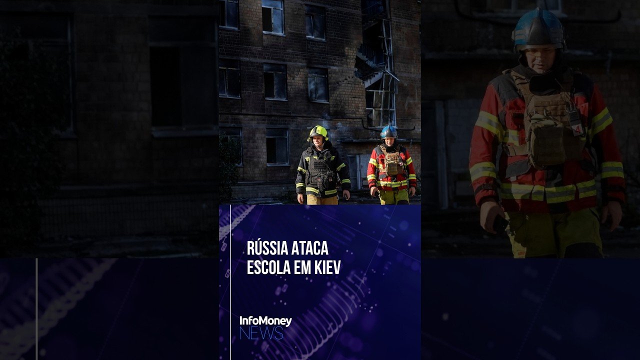 VEJA: Drone atinge escola enquanto a Rússia intensifica ataques a Kiev | InfoMoney News