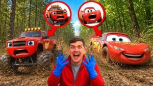 We Found BLAZE Monster Truck and LIGHTNING McQUEEN Abandoned After SHOCKING Crash!